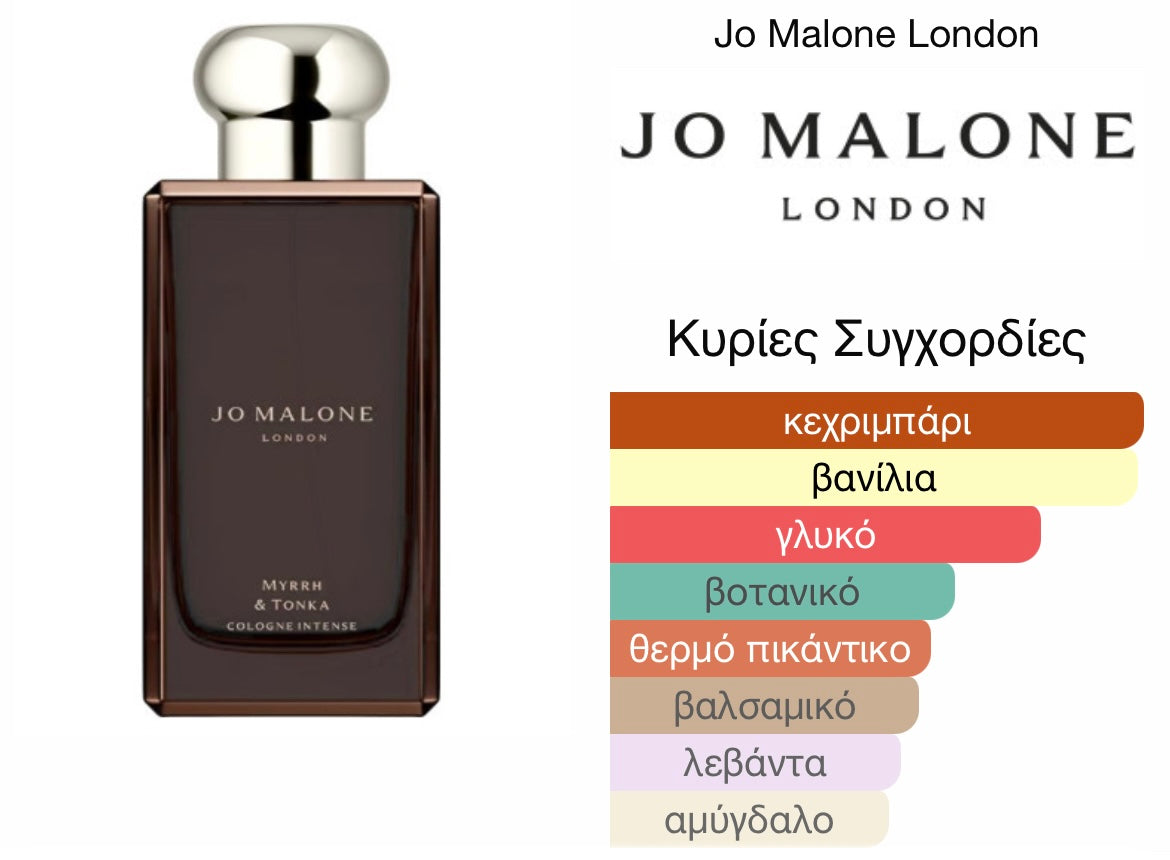 3ml/5ml decant - Jo Malone Myrrh & Tonka cologne intense