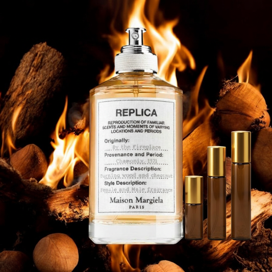 By the Fireplace with decants