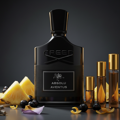 Creed Aventus Absolu with 3 Decants
