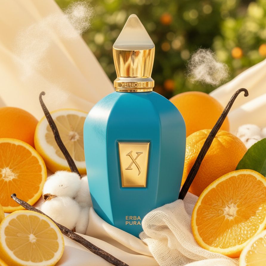 Erba Pura with actual bottle